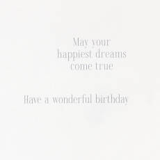 Dreams Come True Birthday Greeting Card