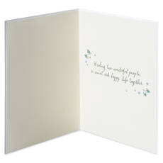 Two Wonderful People Wedding Greeting Card