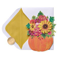 Warmest Wishes Thanksgiving Greeting Card