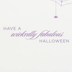 Wickedly Fabulous Halloween Greeting Card - Designed by Bella Pillar Image 3