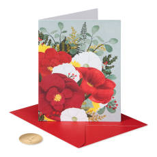 Warmest Wishes Christmas Boxed Cards with Envelopes, 20-Count