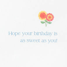 As Sweet As You Birthday Greeting Card - Designed by Bella Pilar