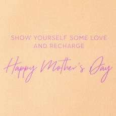 Show Yourself Some Love Mother's Day Greeting Card Image 3