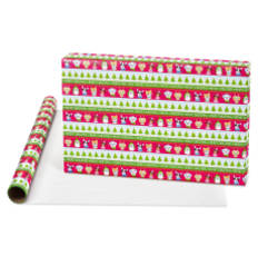 Forest Friends, Festive Friends, Koalas Holiday Wrapping Paper Bundle, 3 Rolls Image 3