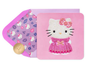 Happy Mother's Day Hello Kitty Mother's Day Greeting Card Image 1