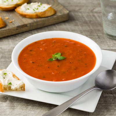 Campbell’s® Culinary Reserve Frozen Ready to Eat Reduced Sodium Tomato Basil Soup, 4 Pound Pouches, 4-Pack