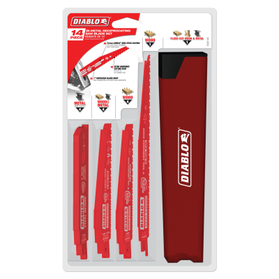 Nail-Embedded Wood and Metal Demolition Recip Set (14-Piece)