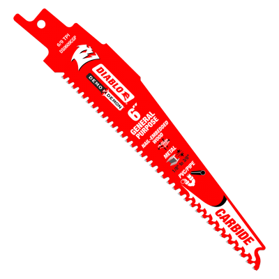 6 in. / 152mm Demo Demon Carbide General Purpose Recip