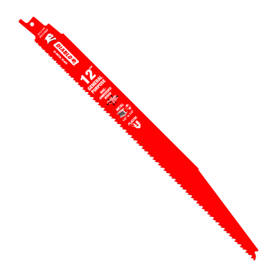 12 in. / 305mm Bi-Metal Recip Blade for Nail-Embedded Wood, Metal, and Plastic (5-Pack)