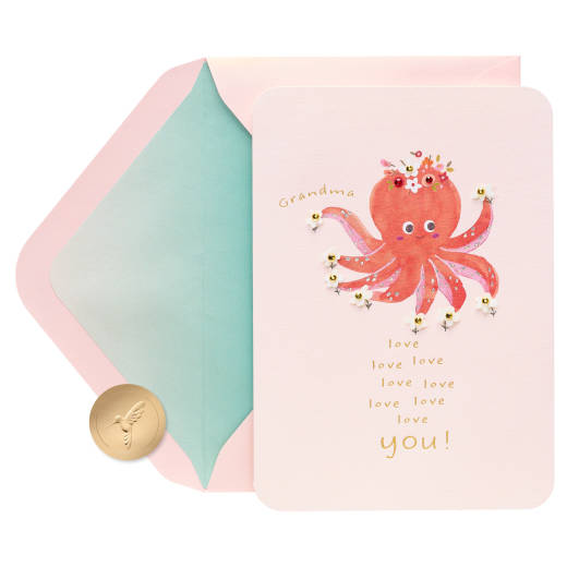 With All My Heart Mother's Day Greeting Card for Grandma Image 1