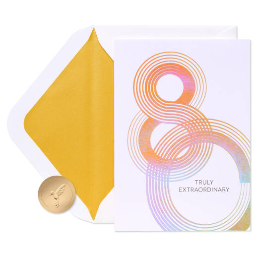 Celebrating You 80th Birthday Greeting Card