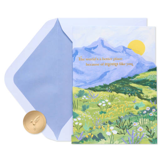 Beauty & Peace Displayable Mother's Day Greeting Card Image 1
