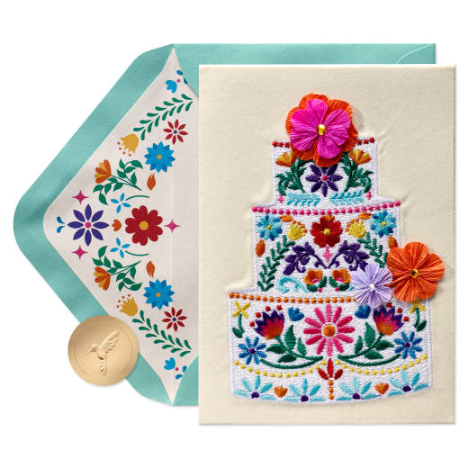 Feliz Cumpleaños Spanish Birthday Greeting Card Image 1