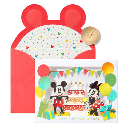 As Wonderful As You Mickey and Minnie Mouse Birthday Greeting Card