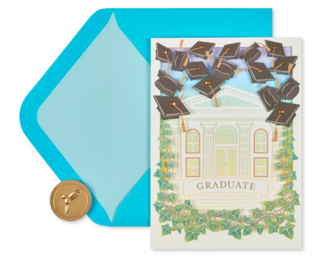 Bright Future Lasercut Grad Cap Graduation Greeting Card