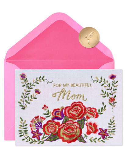 A Wonderful Mom Mother's Day Greeting Card Image 1