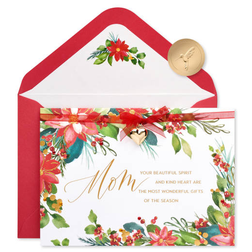 All the Love and Joy Holiday Greeting Card for Mom