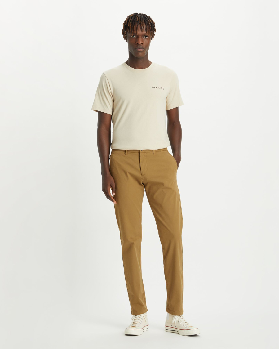 796450014 - Crafted Khaki Pants, Slim Tapered Fit