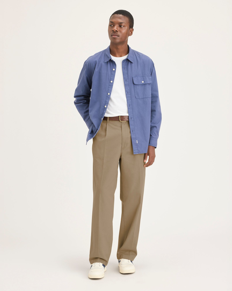 A88400009 - Eighty-Six Original Pleated Chinos, Loose Fit