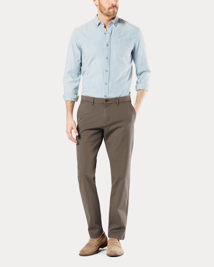 796450073 - Crafted Khaki Pants, Slim Tapered Fit