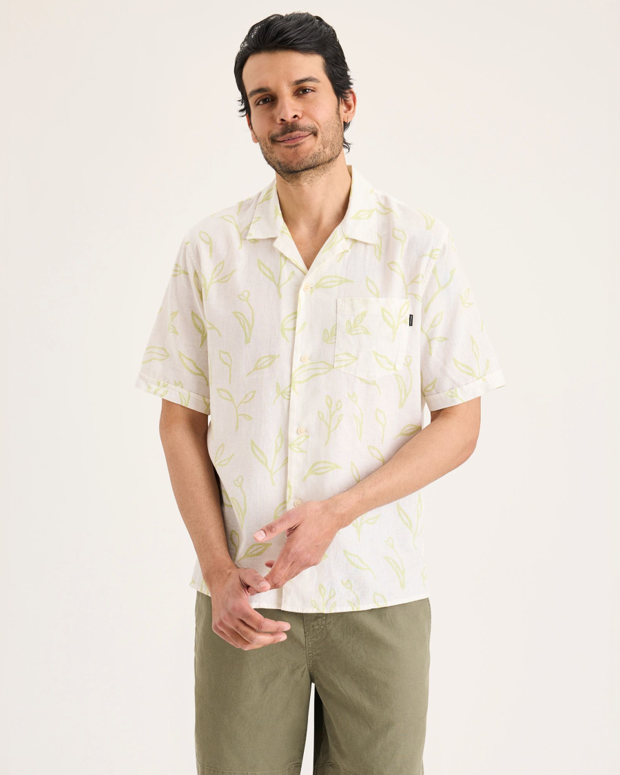 A08610043 - Camp Collar Shirt, Regular Fit