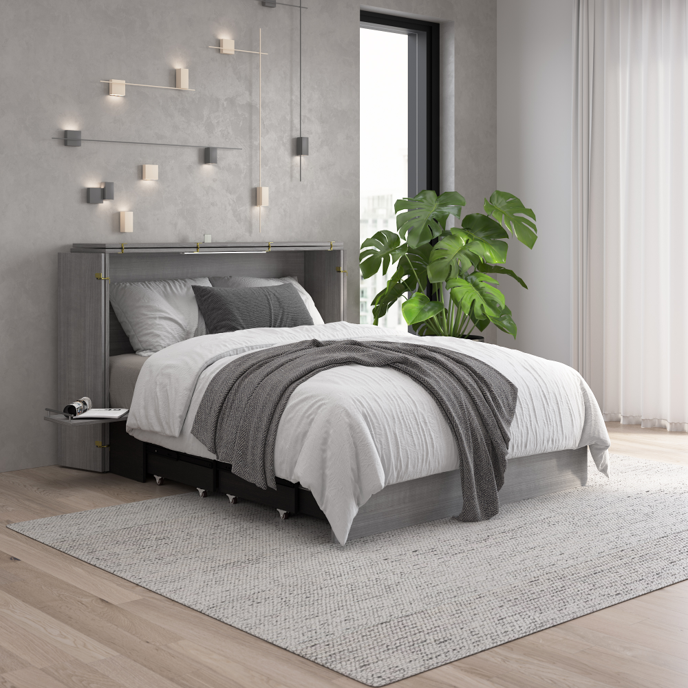 Platinum Gray / Full / With Mattress