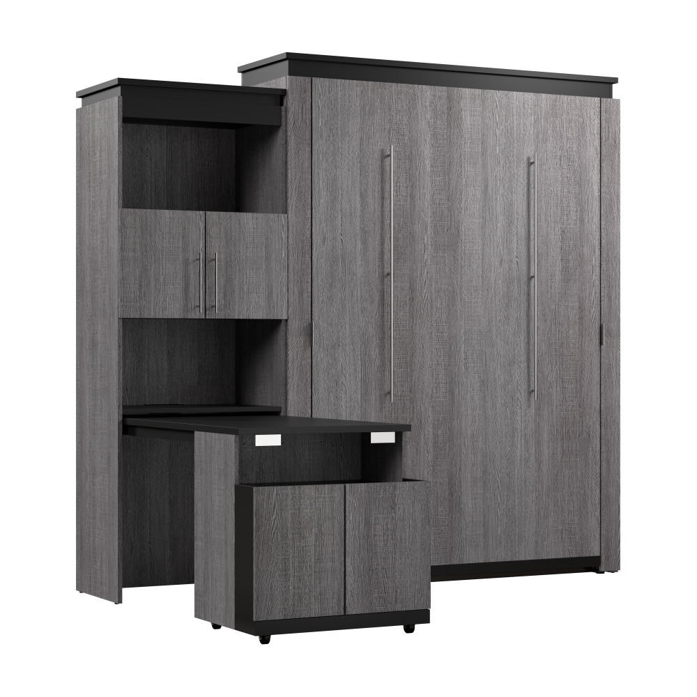 Bark Gray / Queen / 30-inch Pull-Out Desk Cabinet