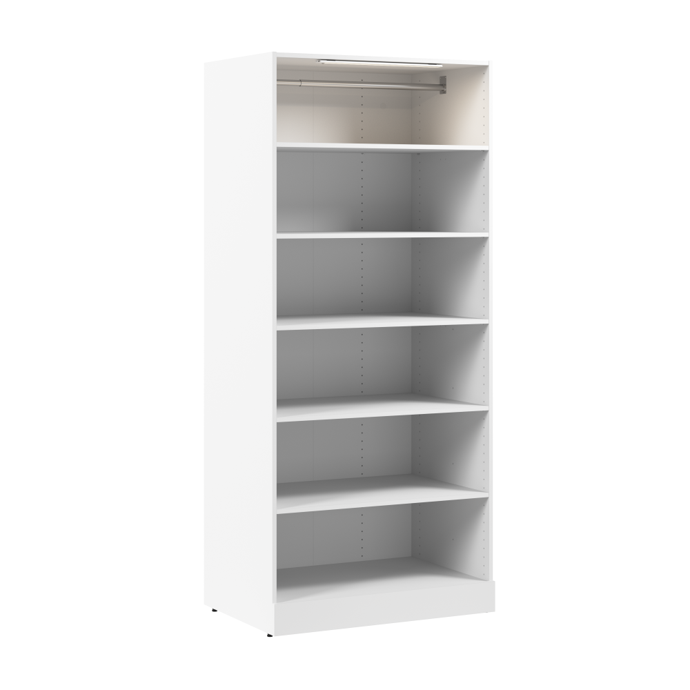 White / Shelves / No Drawers