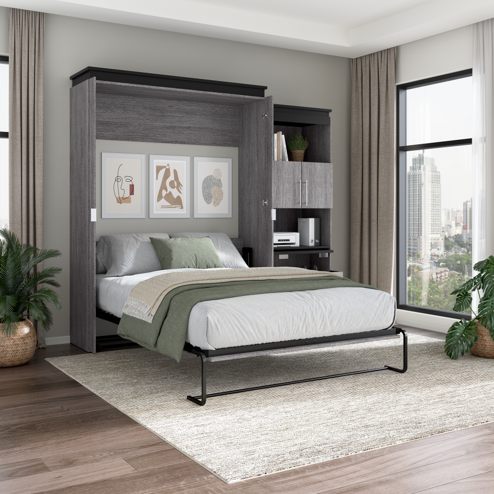 Bark Gray / Queen / 30-inch Pull-Out Desk Cabinet