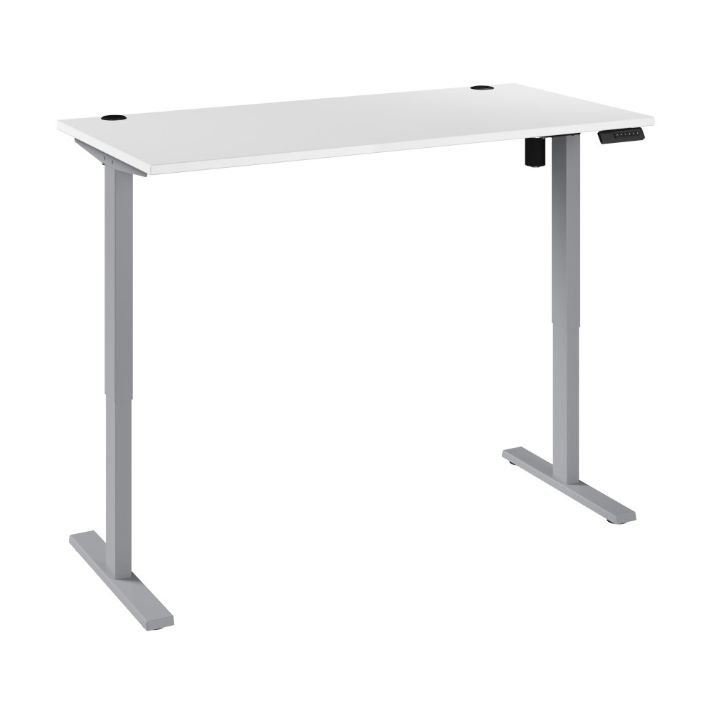 White / 60W x 30D / Without Monitor Arm