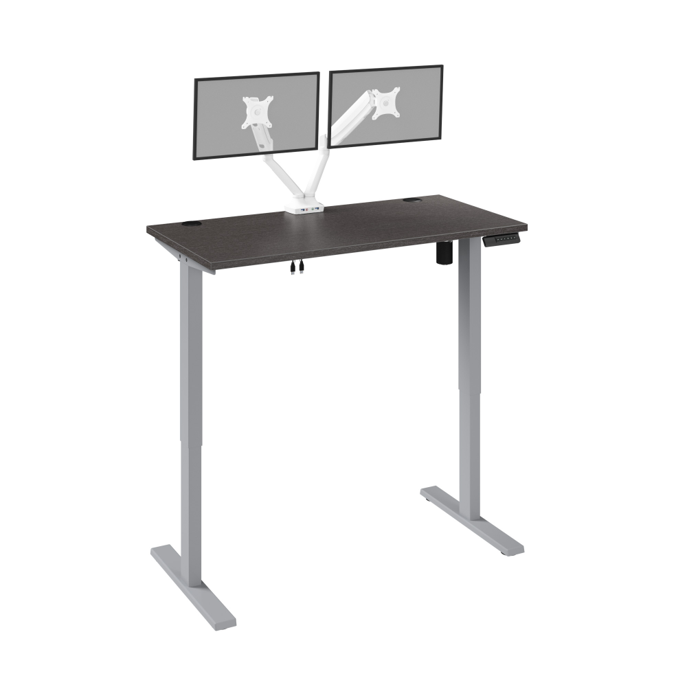Deep Gray / 48W x 24D / With Dual Monitor Arm