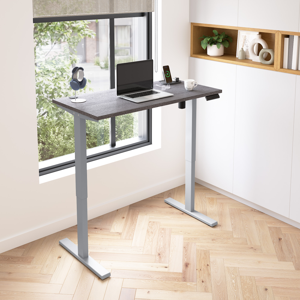 Bark Gray / 48W x 24D / Without Monitor Arm