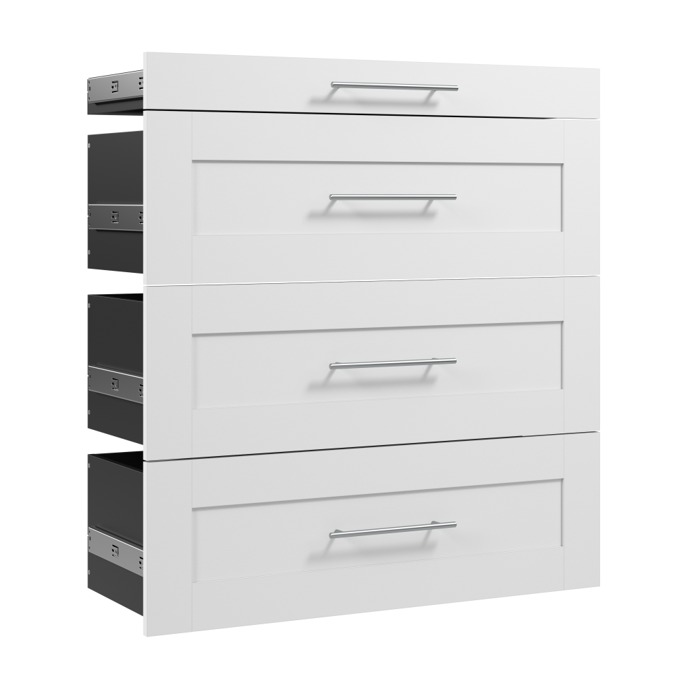 White / 36W x 16D / Shaker Drawers