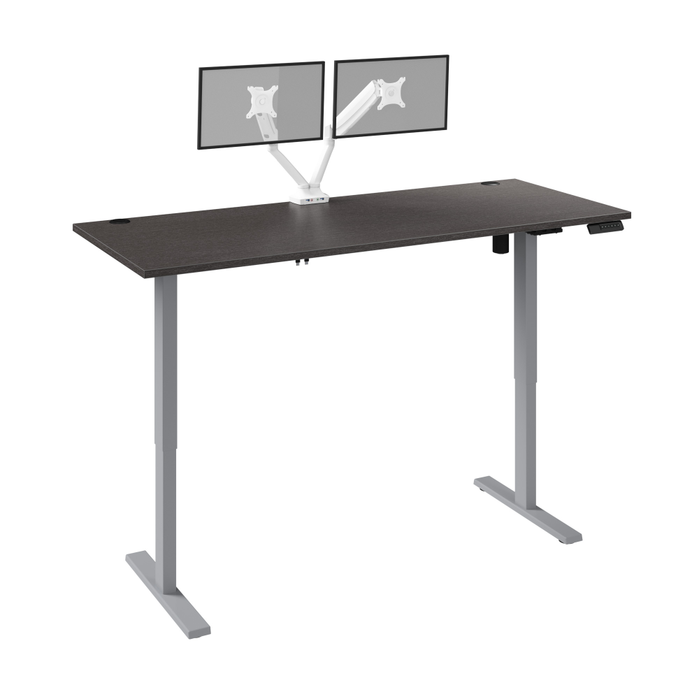 Deep Gray / 72W x 30D / With Dual Monitor Arm