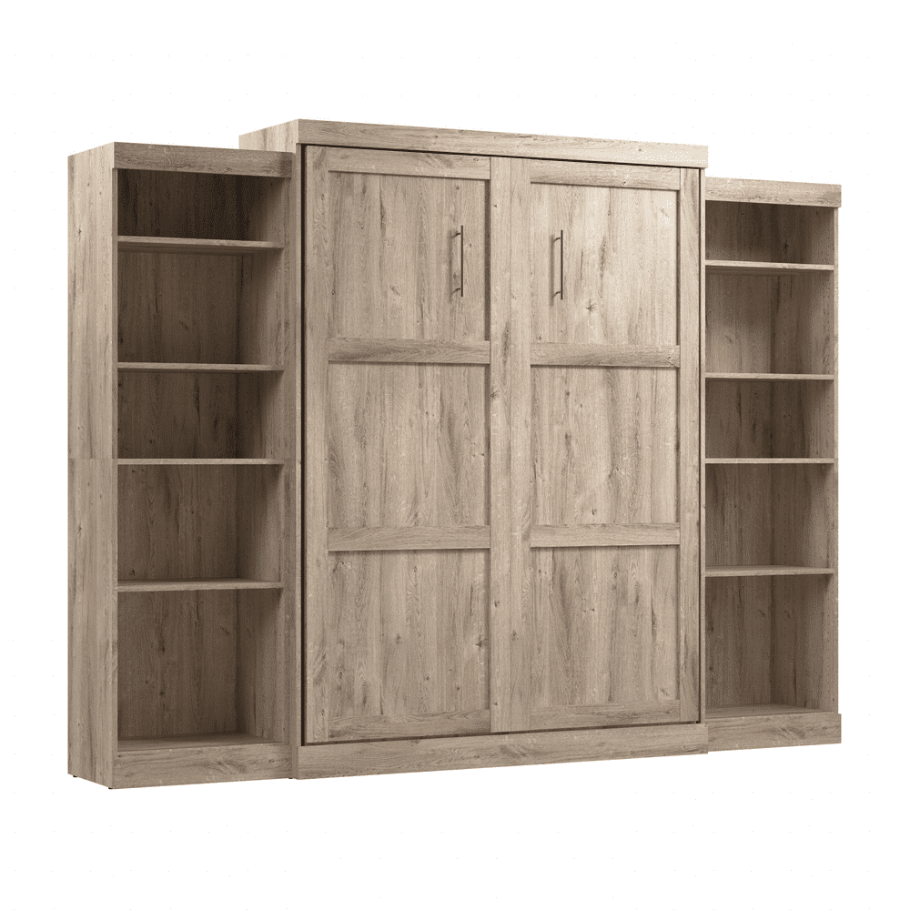 Rustic Brown / Queen / 25-inch Shelving Units