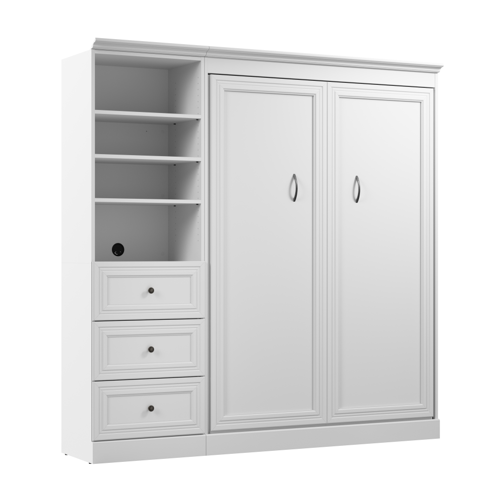 White / Full / 25-inch Drawer Tower