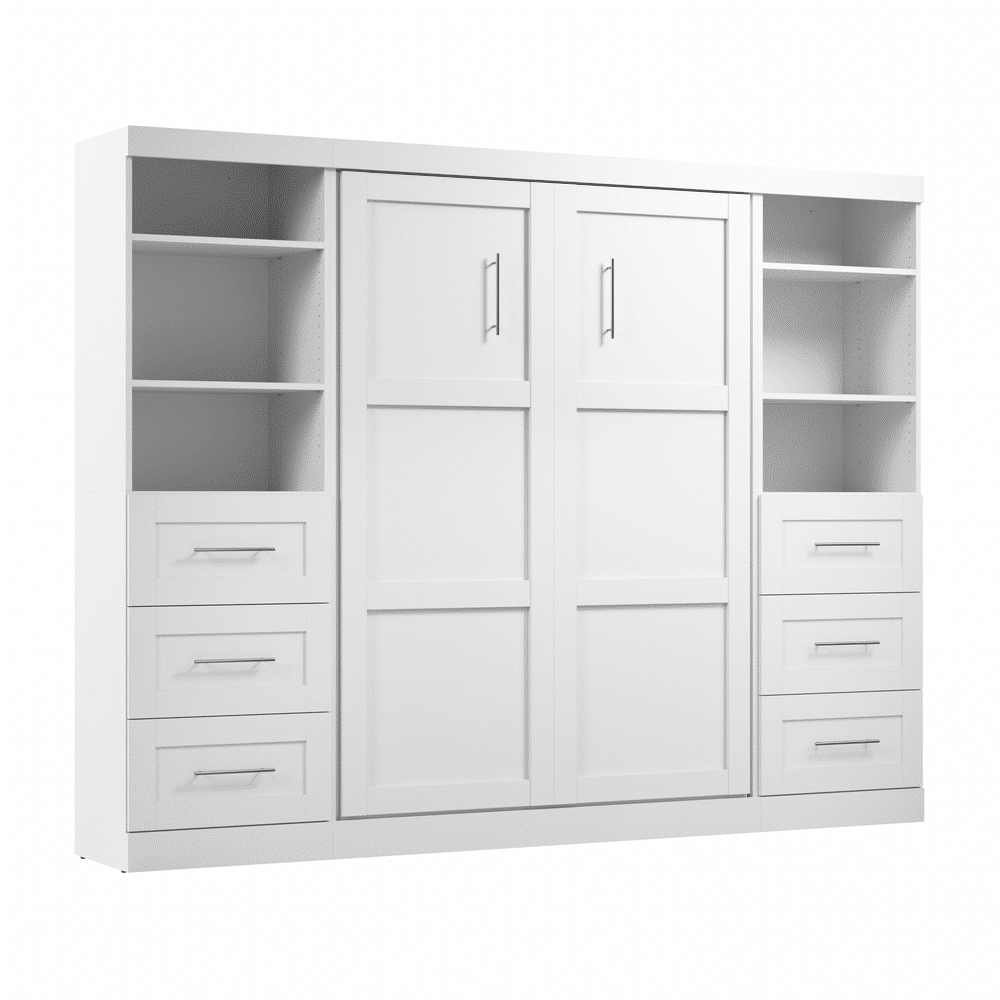 White / Full / 25-inch Drawer Towers