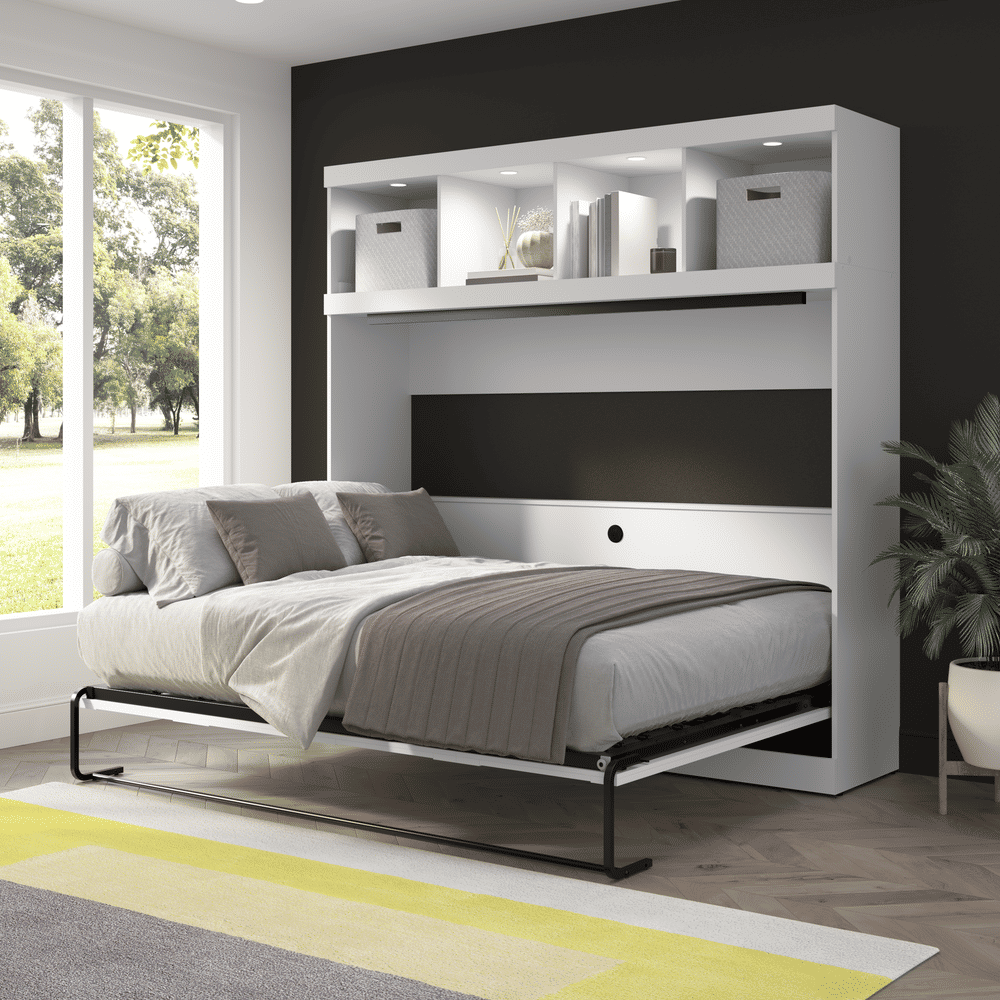 White / Queen / With storage