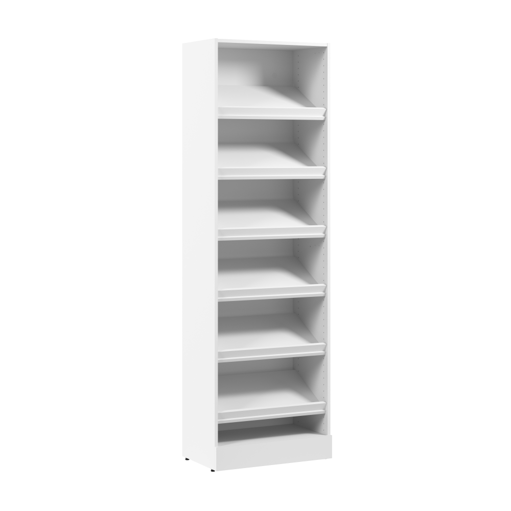 White / Shoe Shelf / No Drawers