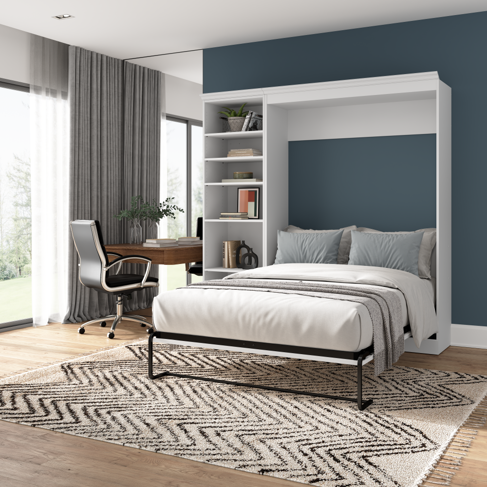 White / Full / 25-inch Shelving Unit