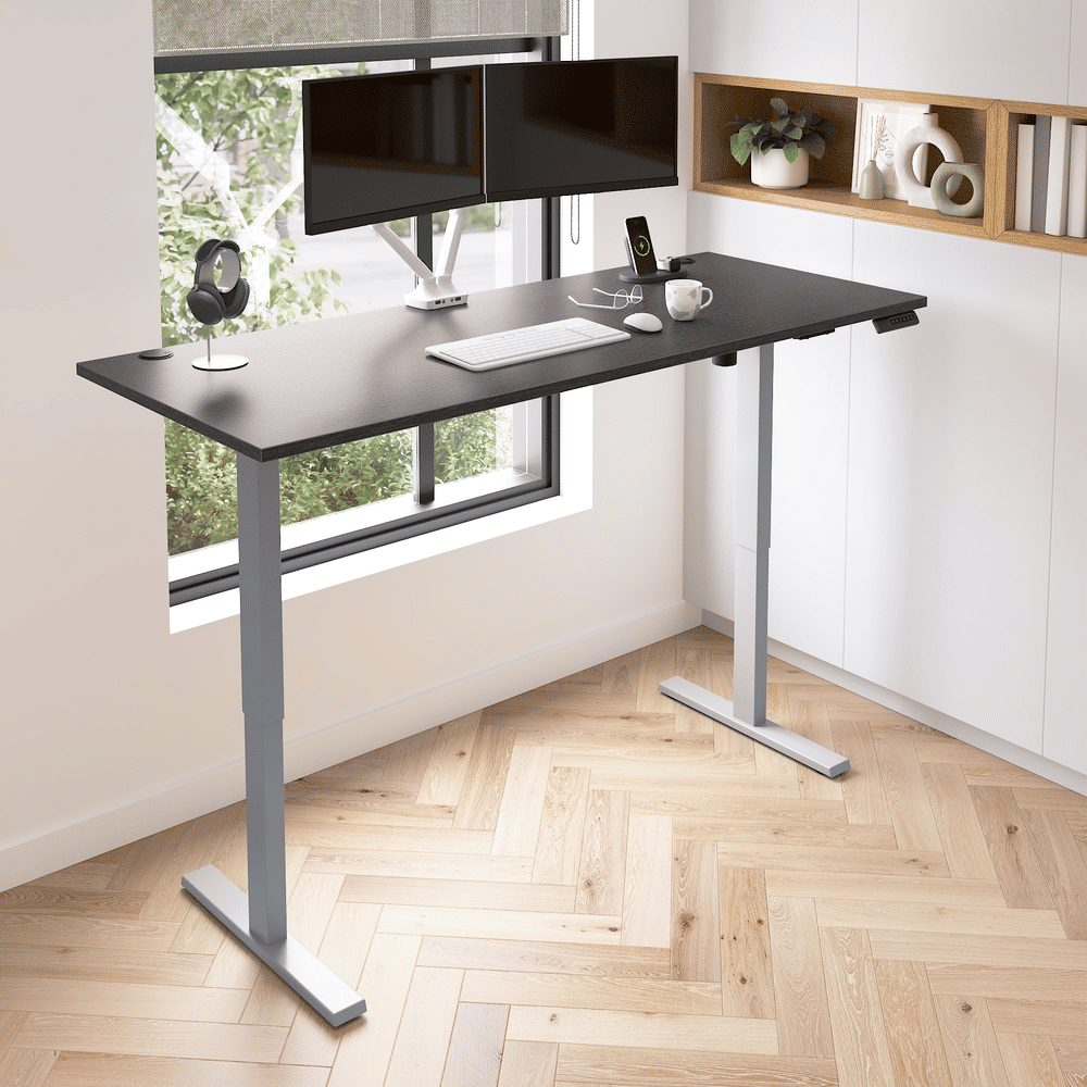 Deep Gray / 72W x 30D / With Dual Monitor Arm