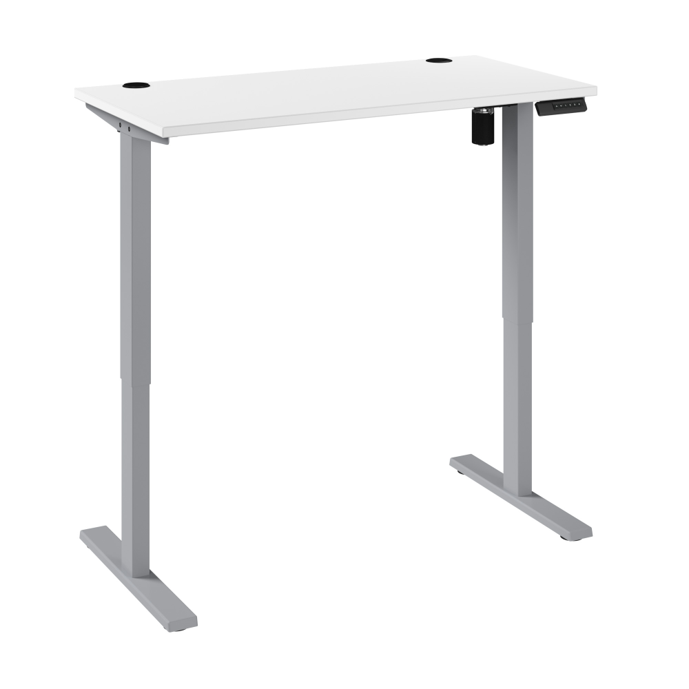 White / 48W x 24D / Without Monitor Arm
