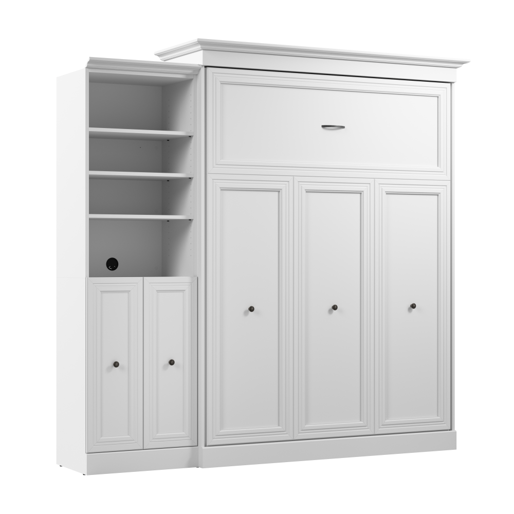 White / Queen / 25-inch Door Tower