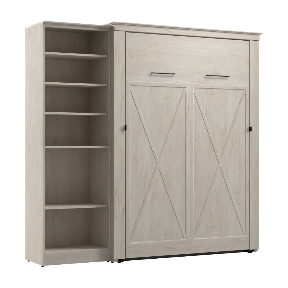 Linen White Oak / Full / Single Storage