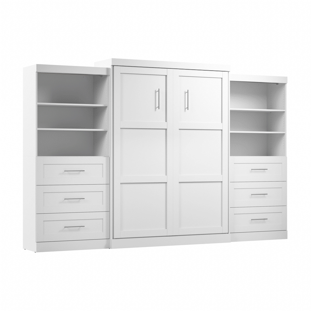 White / Queen / 36-inch Drawer Towers