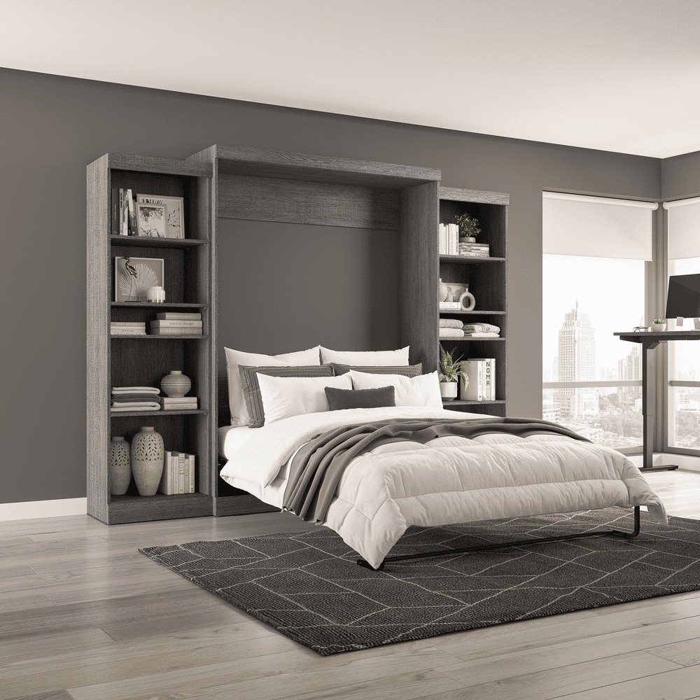 Bark Gray / Queen / 25-inch Shelving Units