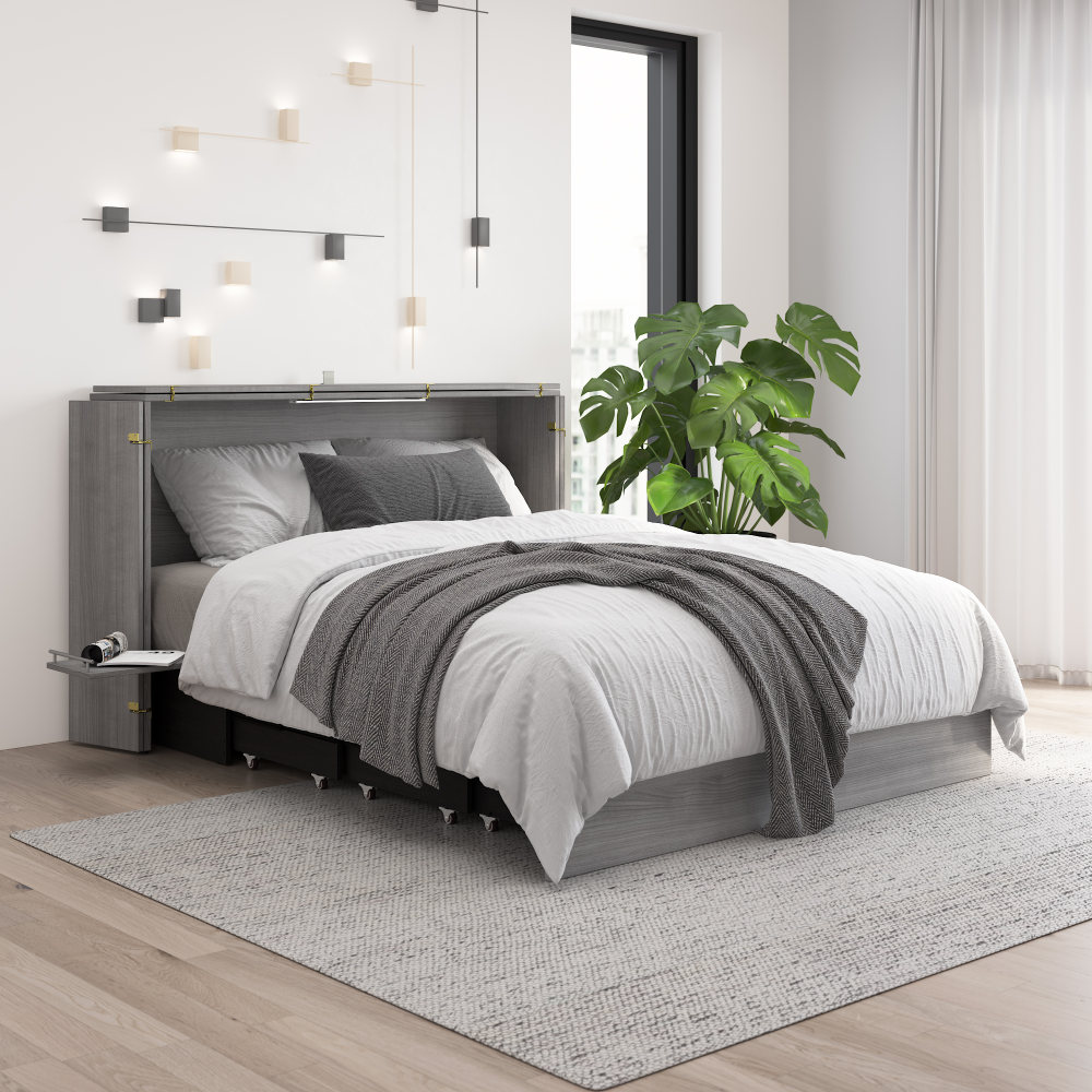 Platinum Gray / Queen / Without Mattress