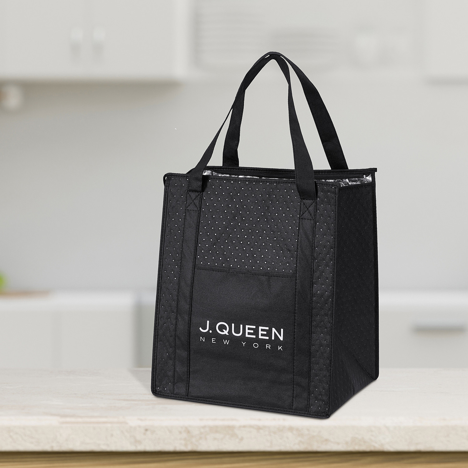 Black Insulated Tote Bag