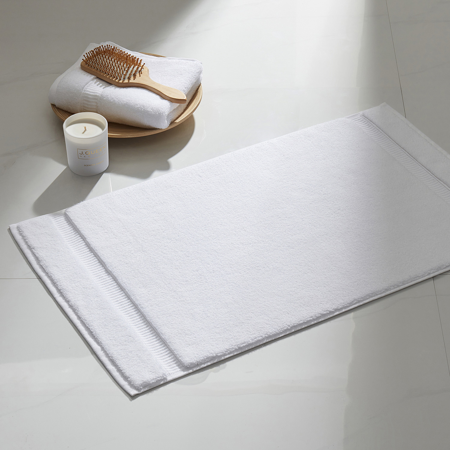 White Bath Mat