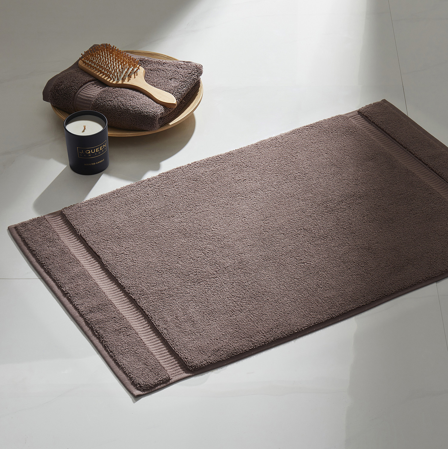 Aubergine Bath Mat